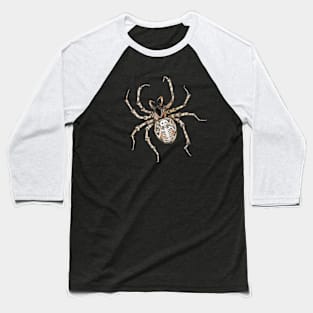 Black Spider Baseball T-Shirt